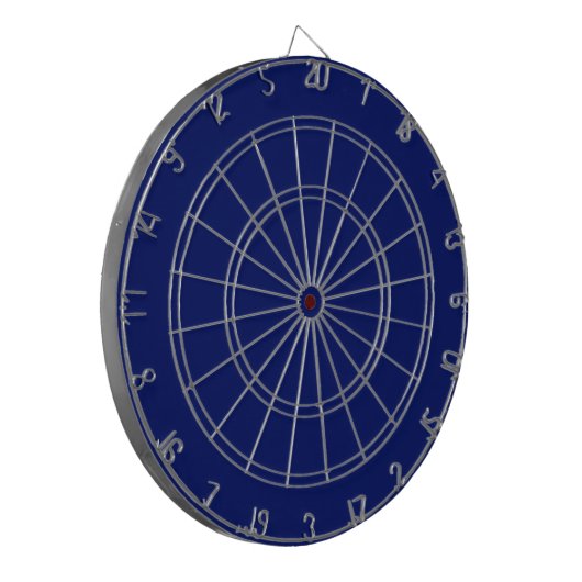 Navy Blue Dart Board Dartbord (Voorkant Links)