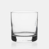 Navy Blue Dental School Custom Tandarts Afstuderen Whisky Glas (Rechts)