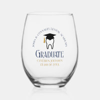 Navy Blue Dental School Custom Tandarts Afstuderen