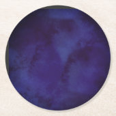 Navy blue Design Coaster Ronde Kartonnen Onderzetter (Voorkant)