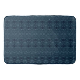 Navy Blue Designer Badmat