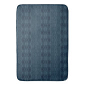 Navy Blue Designer Badmat (Voorkant Verticaal)