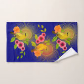 Navy Blue - Dew Drops & Sunshine Bad Handdoek (Handdoek)