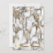 Navy Blue Diamonds Afstudeerder Pet marmer Afstude Kaart (Achterkant)