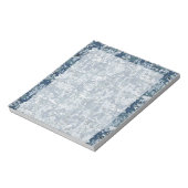 Navy Blue Digital Camouflage Decor Notitieblok (Linkerzijde)