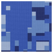 Navy Blue Digital Camouflage  Stof (Close Up)