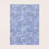Navy Blue Digital Camouflage Textuur Visitekaartjes (Achterkant)