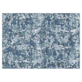 Navy Blue Digital Pixels Camouflage Decor Tafelkleed (Voorkant (Horizontaal))