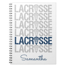 Navy Blue Distress Lacrosse Word