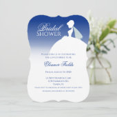 Navy Blue Elegant Vrijgezellenfeest Kaart (Staand voorkant)