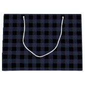 Navy Blue en Black Lumberjack Pset Large Bag Groot Cadeauzakje (Voorkant)