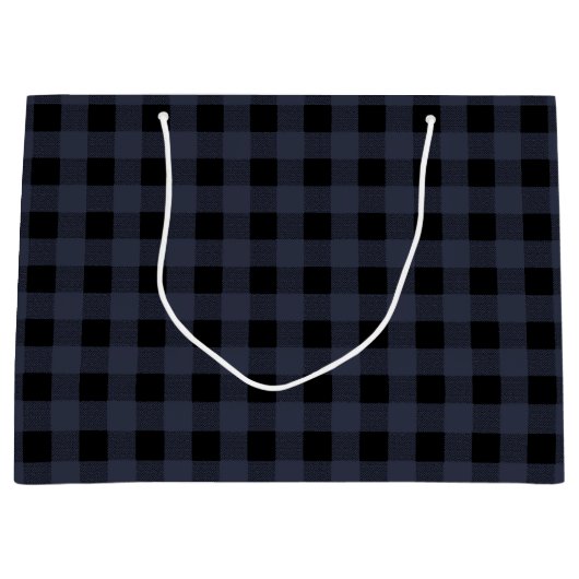 Navy Blue en Black Lumberjack Pset Large Bag Groot Cadeauzakje (Voorkant)