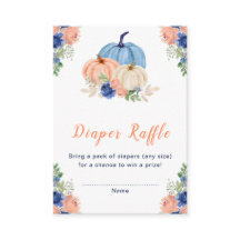 Navy Blue en Blush Bloemenpompoenen Baby shower