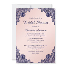 Navy Blue en Blush Floral Vrijgezellenfeest