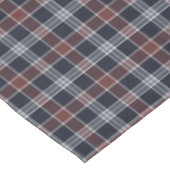 Navy Blue en Burgundy Pset Tafelkleed (Gekanteld)