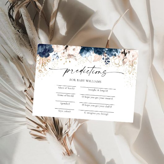 Navy Blue en Dusty Roos voorspellingen Kaart