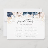 Navy Blue en Dusty Roos voorspellingen Kaart (Voorkant)