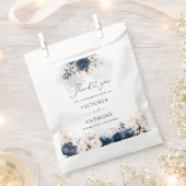 Navy Blue en Dusty Roos Vrijgezellenfeest Favor Ba Bedankzakje (Geknipt)