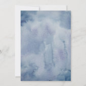 Navy Blue en Gold | Virtuele laptopbalk Mitzvah (Achterkant)