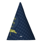 Navy Blue en Green Mannen Alligator Birthday Party Feesthoedjes (Rechts)