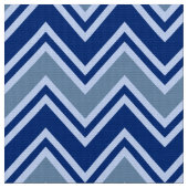 Navy Blue en Grey Chevron bekledingsstof Stof (Close Up)