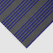 Navy blue en houtskool met vijf strepen tissuepapier (Detail)