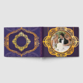 Navy Blue en of Violet met Gold Mandalas Gastenboek (Volledig)