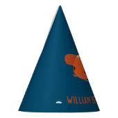 Navy Blue en Oranje Koi Fish Feesthoedjes (Links)