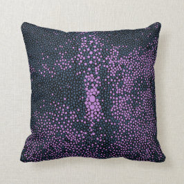 Navy blue en Paarse Shagreen Kussen