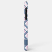 Navy Blue en PInk Pset Pattern Case-Mate iPhone Case (Achterkant/links)