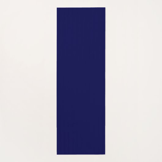 Navy Blue en Roos Gold Mandala Flower Custom Name Yogamat (Achterkant)