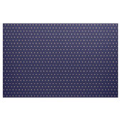 Navy Blue en Roos Gold Textured Polka Dot Pattern Stof (Fat Quarter)