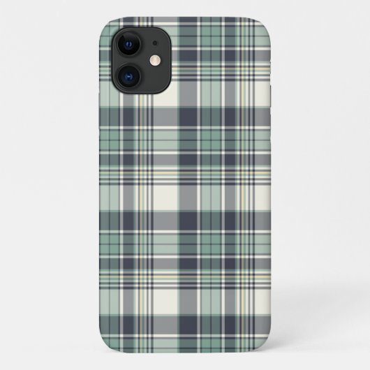 Navy Blue en Seafoam Coastal Pset Case-Mate iPhone Case (Achterkant)