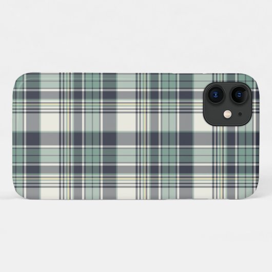 Navy Blue en Seafoam Coastal Pset Case-Mate iPhone Case (Achterkant (horizontaal))