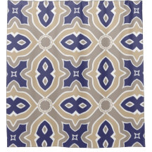Navy Blue en Taupe Moroccan