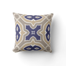 Navy Blue en Taupe Moroccan