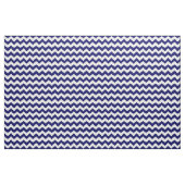 Navy Blue en White Chevron Zigzag Pattern Stof (Fat Quarter)