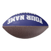 NAVY BLUE EN WHITE Custom Football (Gedraaid 90)