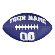 NAVY BLUE EN WHITE Custom Football