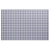 Navy Blue en White Gingham Pattern Fabric Stof (Yard (91,4 cm))