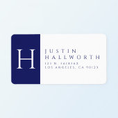 Navy Blue en White | Kassyretouradres Etiket