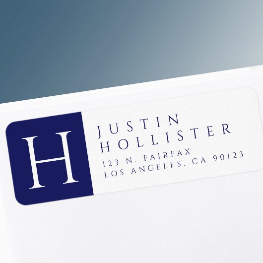 Navy Blue en White | Kassyretouradres Etiket