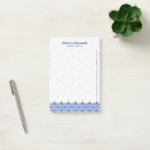 Navy Blue en White Lace Post-it® Notes (Kantoor)