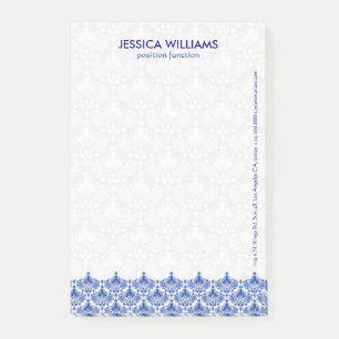 Navy Blue en White Lace Post-it® Notes