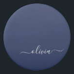Navy Blue en White Modern Monogram Gum<br><div class="desc">Introductie van ons Navy Blue and White Modern Monogram Collectie: Verhoog uw interieur met ons verfijnde collectie met een hedendaags marineblauw en wit kleurenschema. Elk stuk is zorgvuldig vervaardigd om elegantie en stijl uit te stralen, perfect voor het toevoegen van een vleugje moderne flair aan elke kamer. Of u nu...</div>