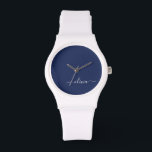 Navy Blue en White Modern Monogram Horloge<br><div class="desc">Introductie van ons Navy Blue and White Modern Monogram Collectie: Verhoog uw interieur met ons verfijnde collectie met een hedendaags marineblauw en wit kleurenschema. Elk stuk is zorgvuldig vervaardigd om elegantie en stijl uit te stralen, perfect voor het toevoegen van een vleugje moderne flair aan elke kamer. Of u nu...</div>