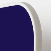 Navy Blue en White Modern Monogram Pickleball Paddle (Links Detail)