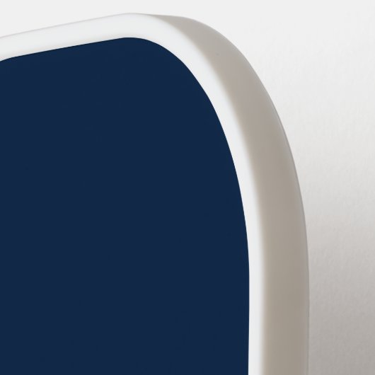 Navy Blue en White | Modern monogram Pickleball Paddle (Links Detail)