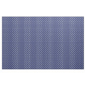 Navy Blue en White Polka Dots Pattern Stof (Yard (91,4 cm))