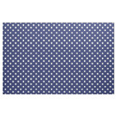 Navy Blue en White Polka Dots Pattern Stof (Fat Quarter)